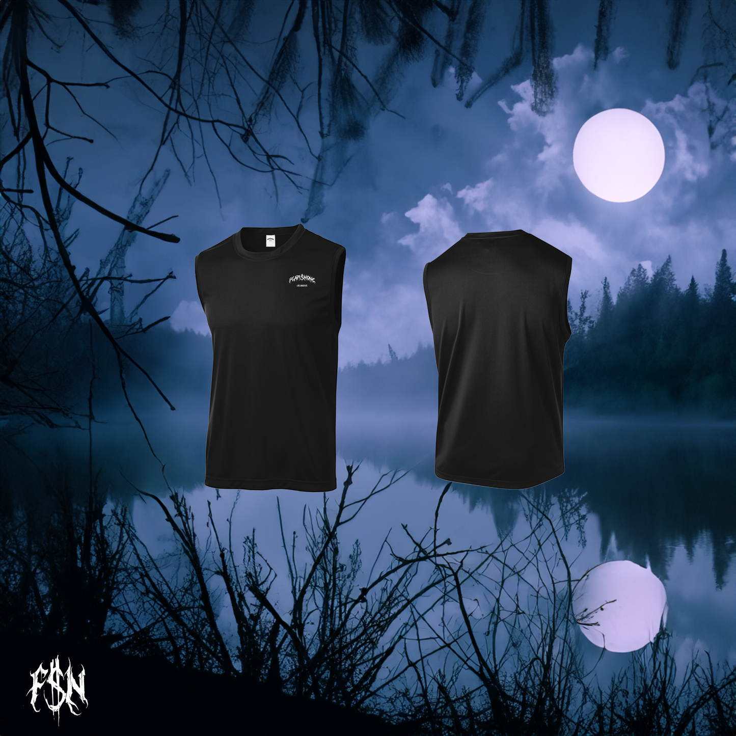 FSN LA TANK TOP | BLACK