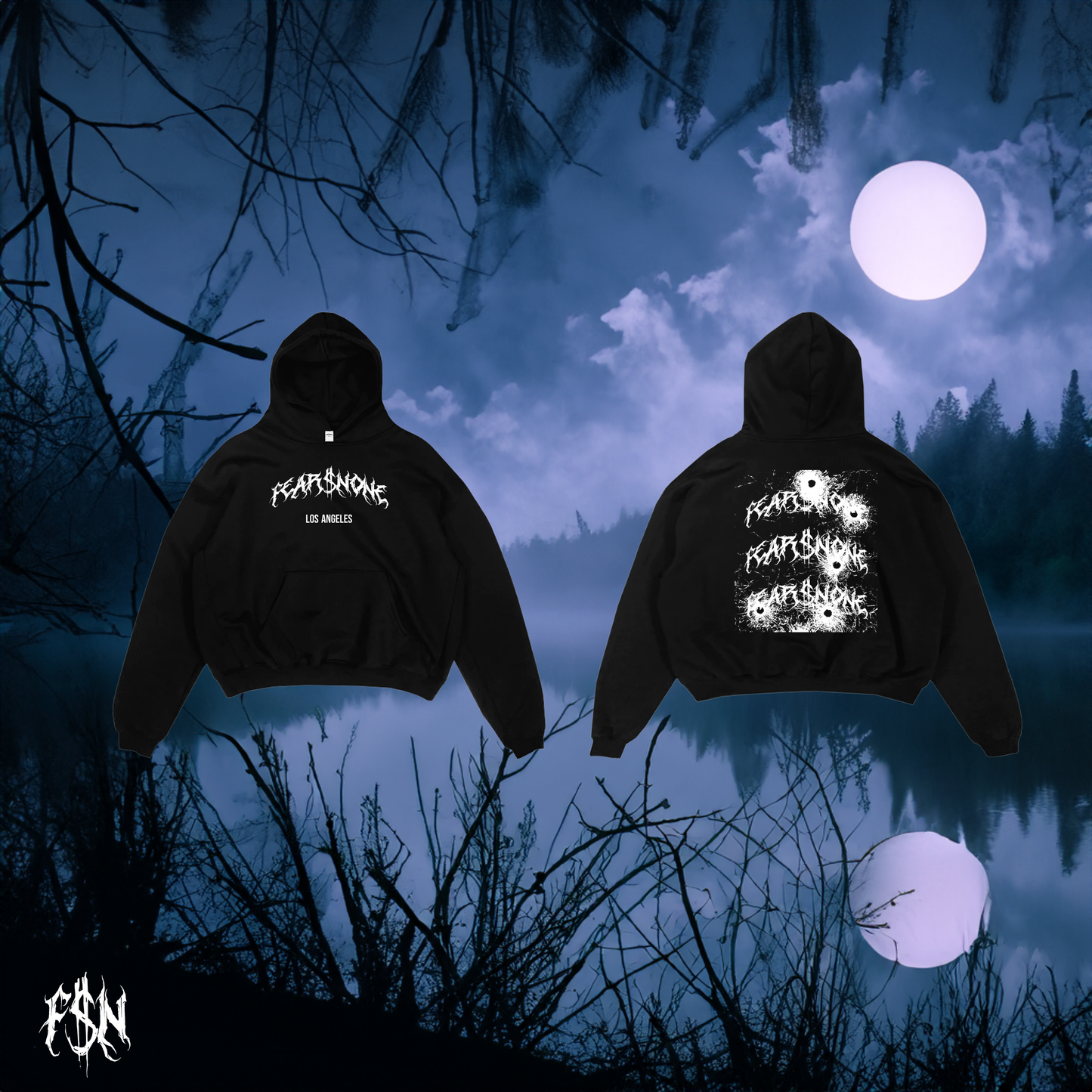 SHOOT OUT HOODIE | BLACK