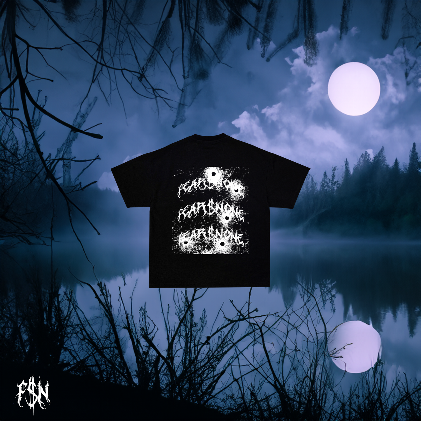 SHOOT OUT LOGO TEE |  BLACK