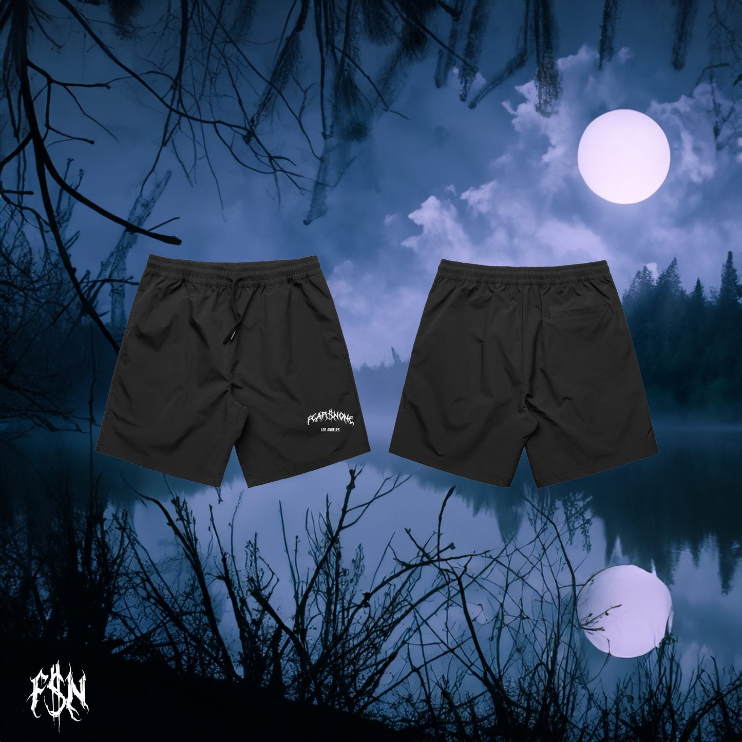 FSN LA TRAINING SHORTS | BLACK
