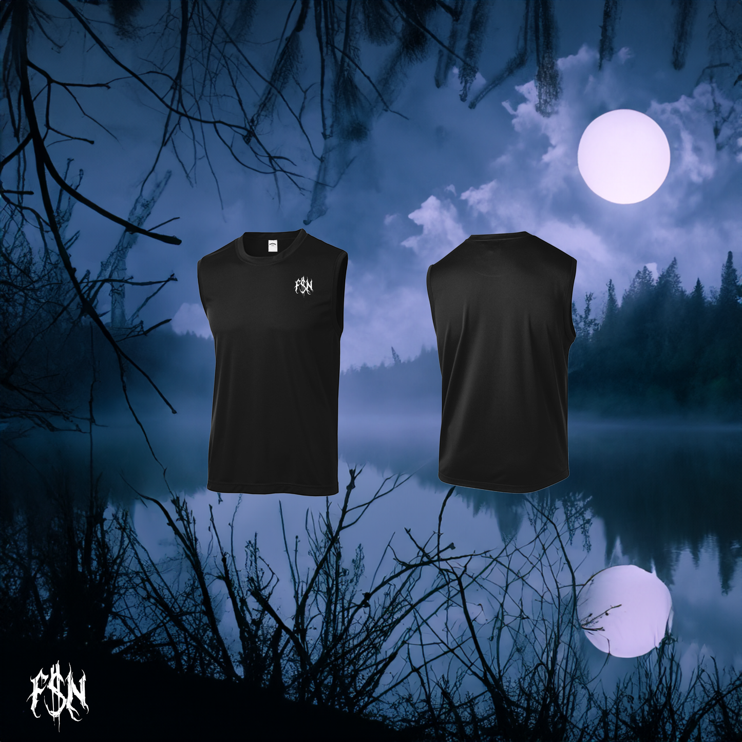 FSN TANK TOP | BLACK