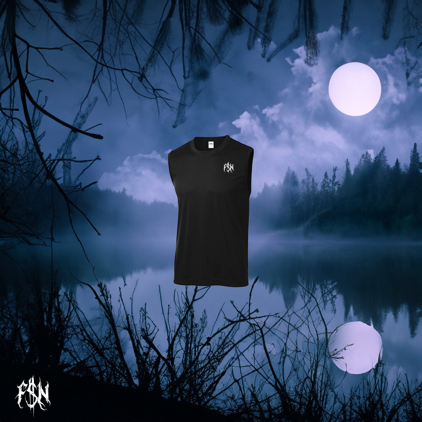 FSN TANK TOP | BLACK