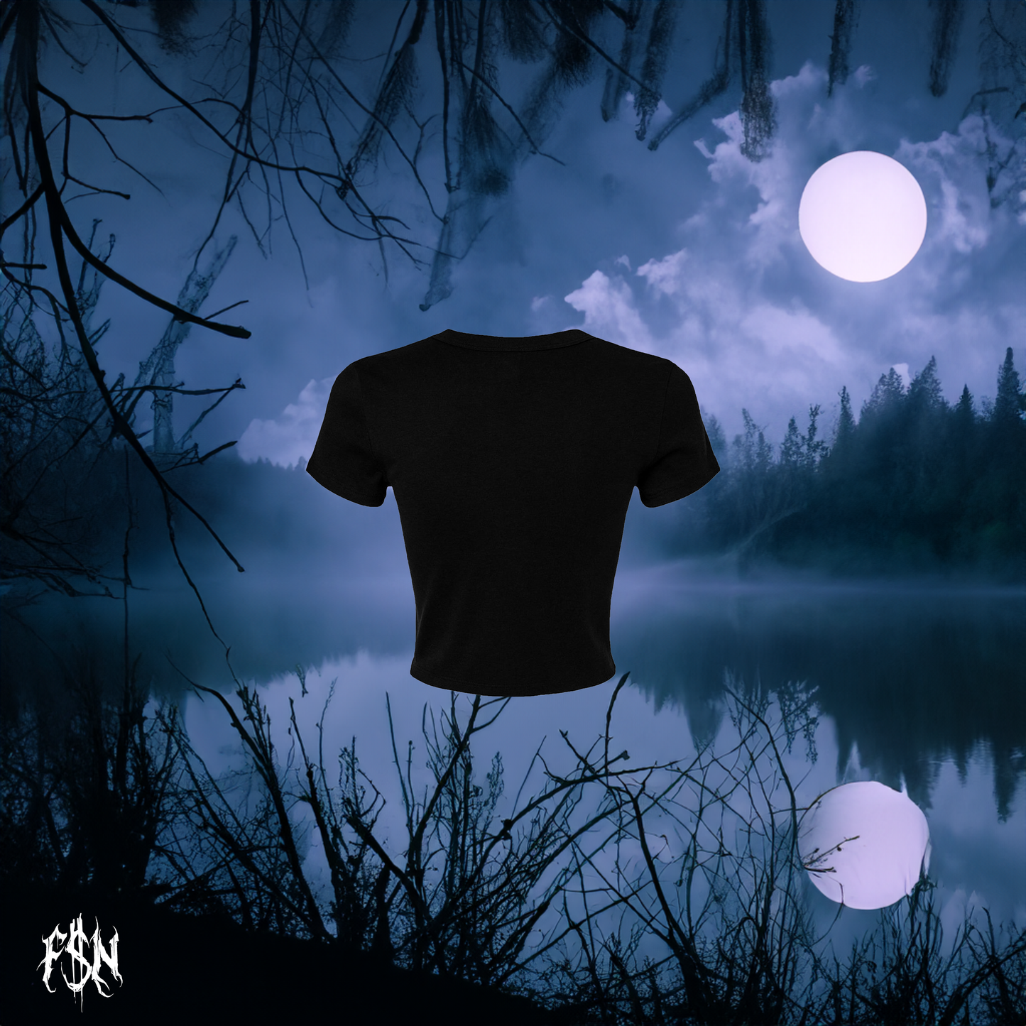 SHOOT OUT WMN'S LOGO TEE | BLACK