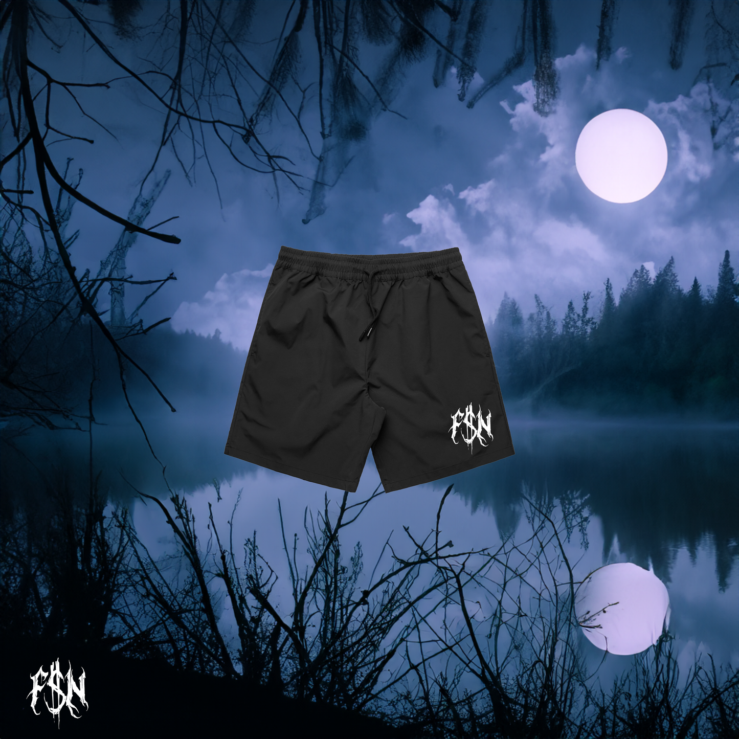 FSN TRAINING SHORTS | BLACK