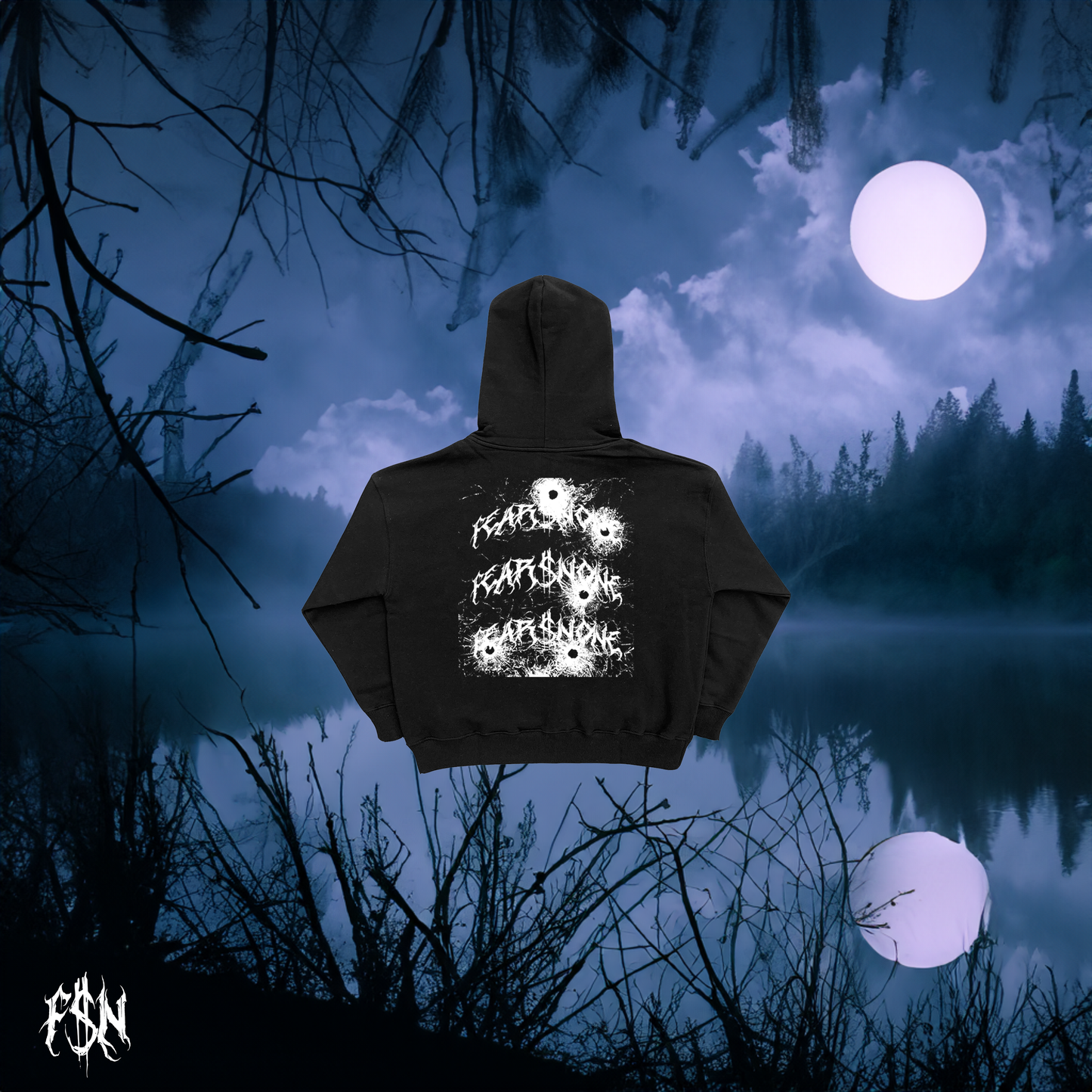 SHOOT OUT ZIP UP | BLACK