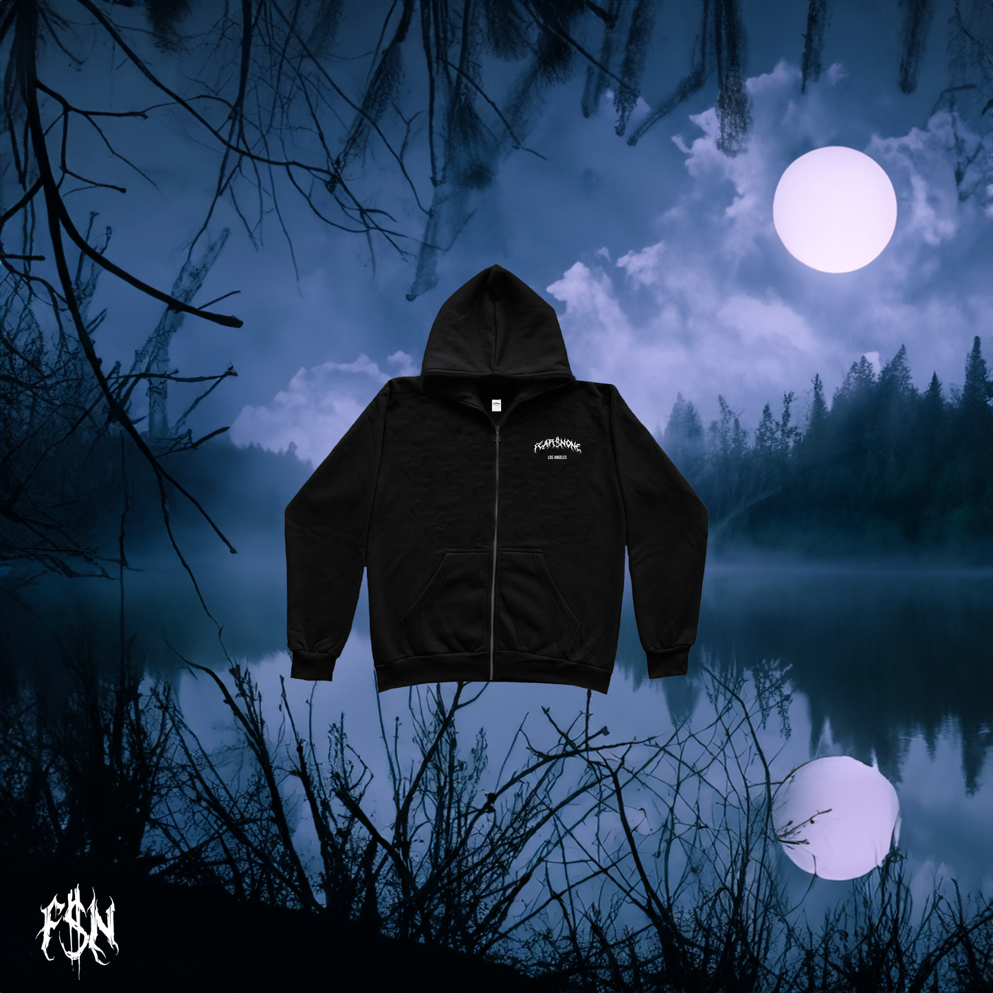 SHOOT OUT ZIP UP | BLACK